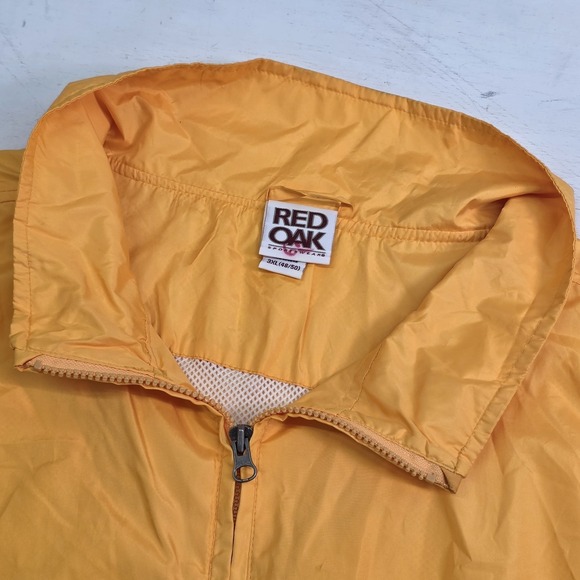 Red Oak NCAA Southern Miss Golden Eagles 1/4 Zip Yellow Windbreaker Jacket 3XL - Picture 4 of 12